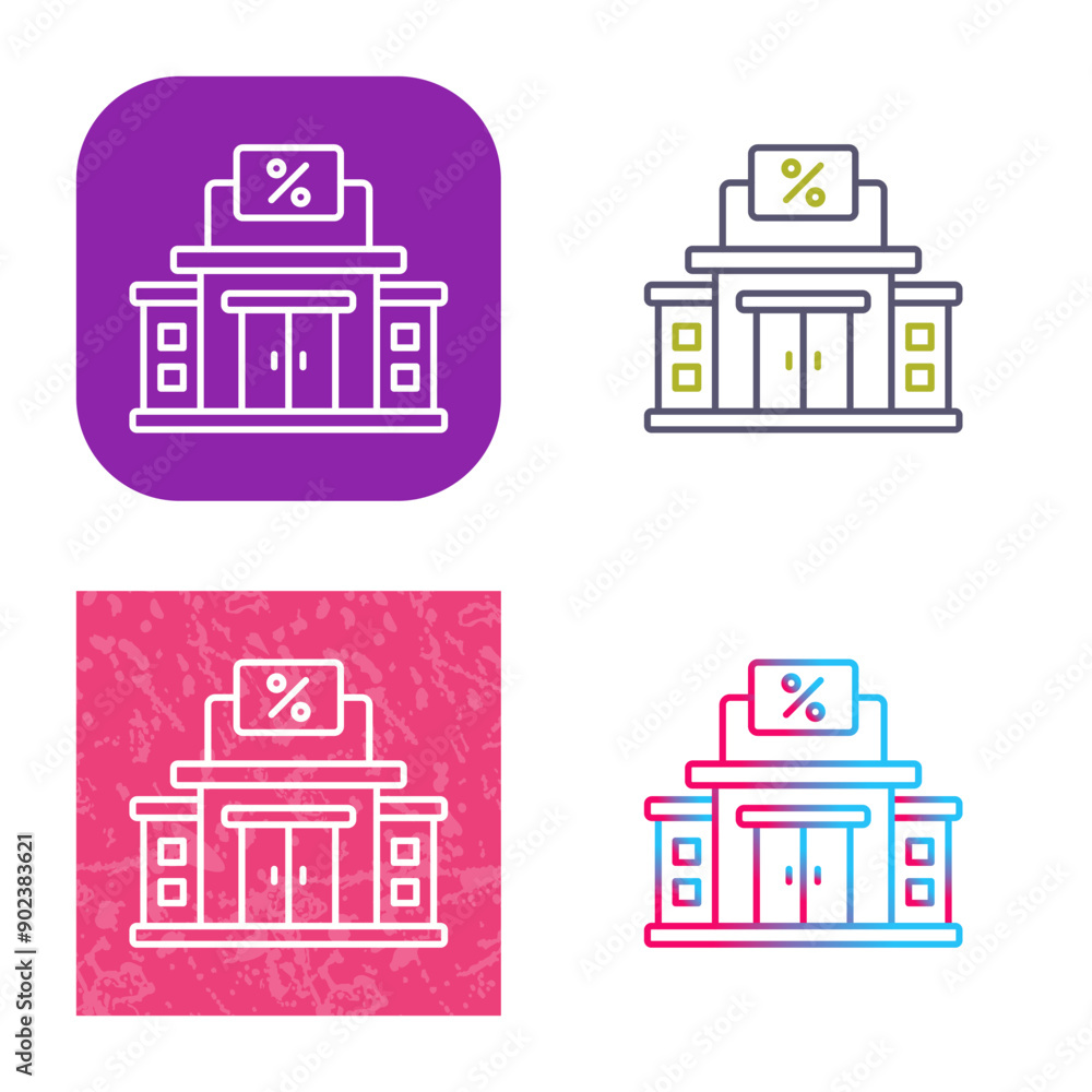 Fototapeta premium Tax Office Icon Design