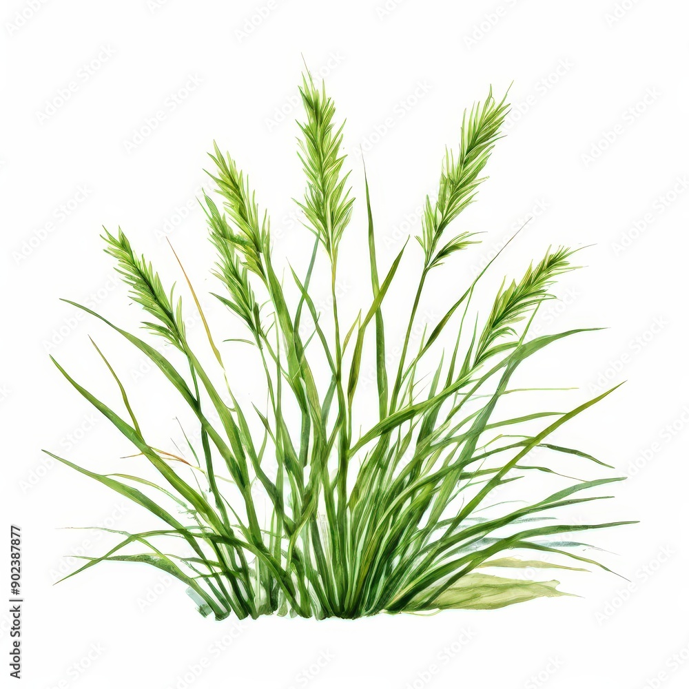 Fototapeta premium the AI Image Generator, Nutsedge with a white background,