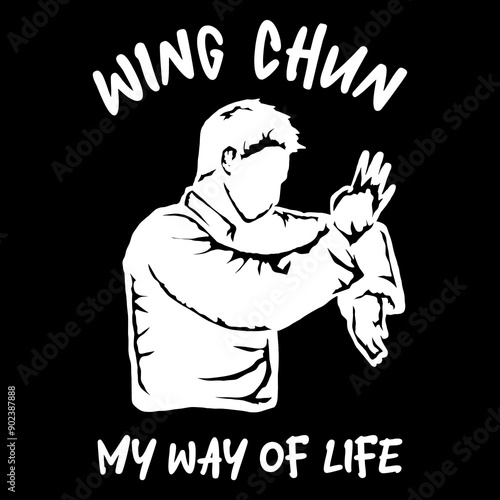 wing chun kung fu logo icon