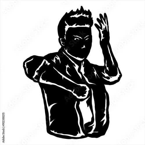 wing chun kung fu logo icon