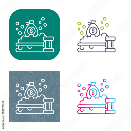 Money Laundering Icon Design