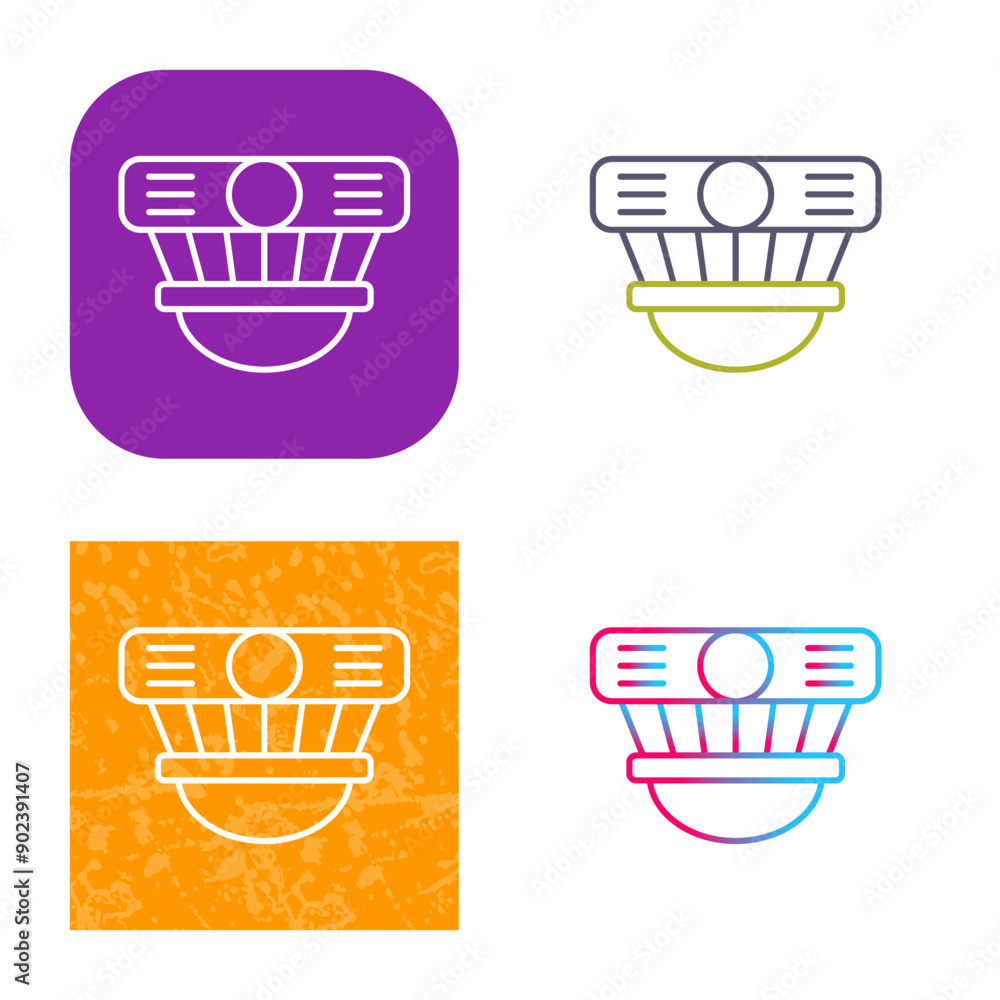 Smoke Detector Icon Design Smoke Detector Icon Design