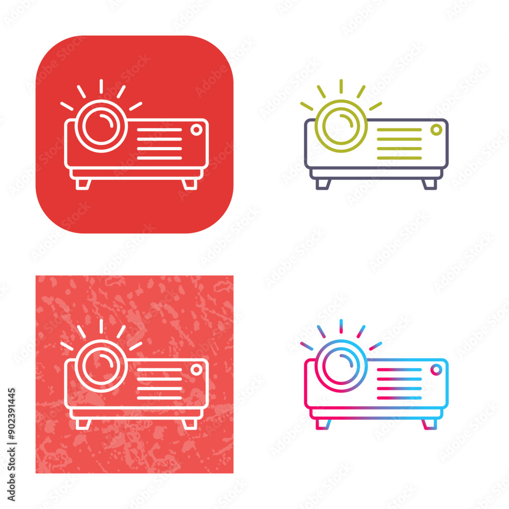 Projector Icon Design Projector Icon Design