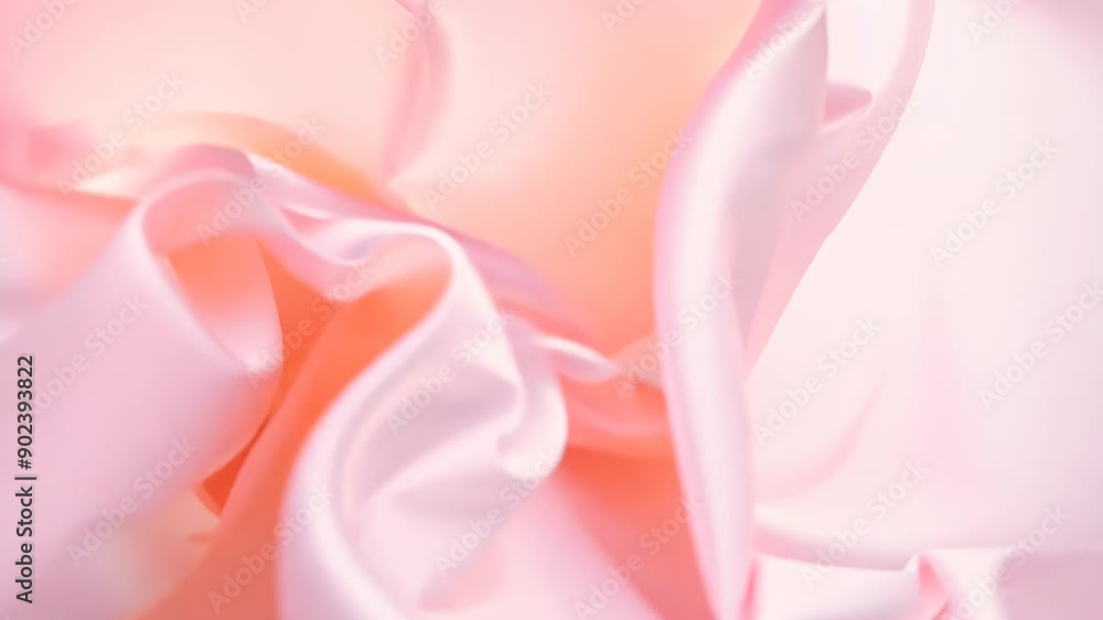 Soft Pink Fabric Draping Gracefully Under Natural Light at an Outdoor Setting. Generative AI Soft Pink Fabric Draping Gracefully Under Natural Light at an Outdoor Setting. Generative AI