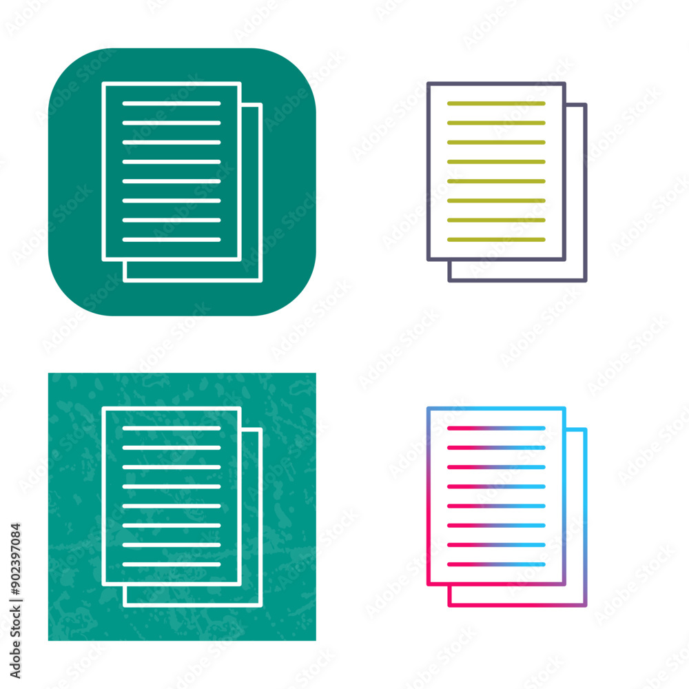 Document Icon Design Document Icon Design