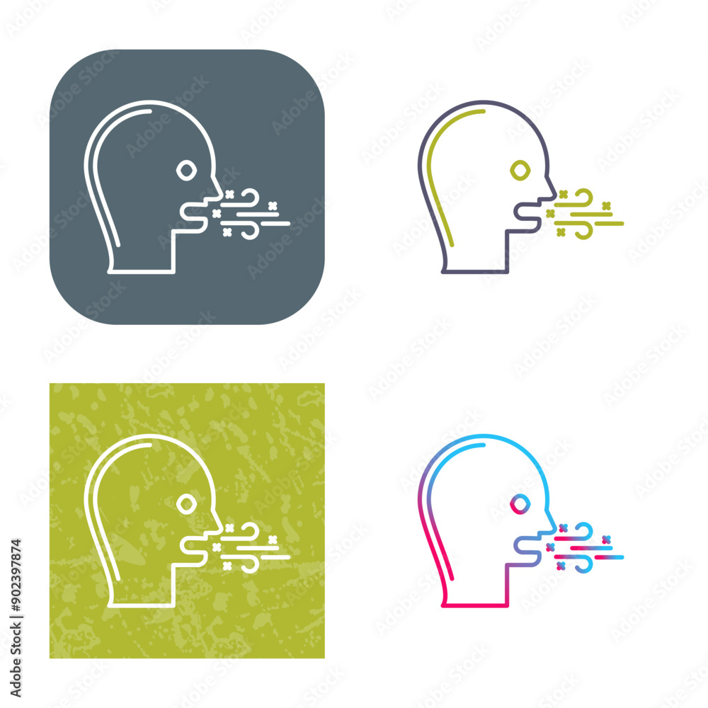 Bad Breath Icon Design Bad Breath Icon Design