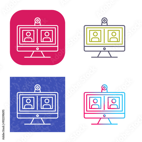 Videocall Icon Design