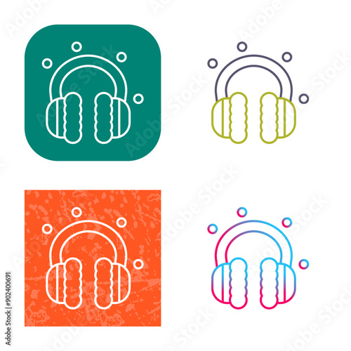 Earmuff Icon Design