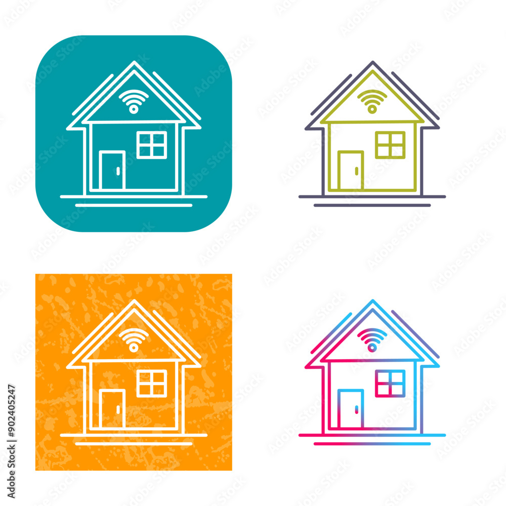 Smart Home Icon Design Smart Home Icon Design