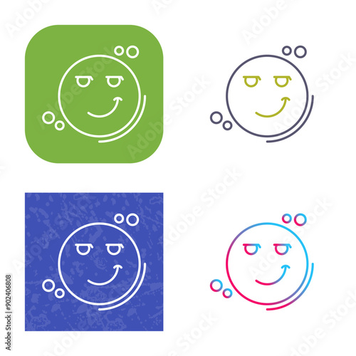 Smirk Icon Design