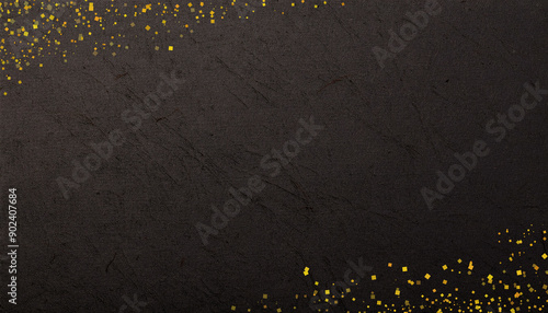 黒い和柄 和紙の背景