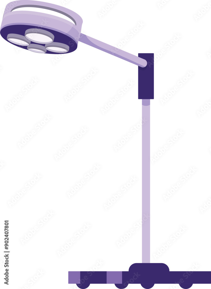Modern medical equipment illuminating operating room for surgery Modern medical equipment illuminating operating room for surgery
