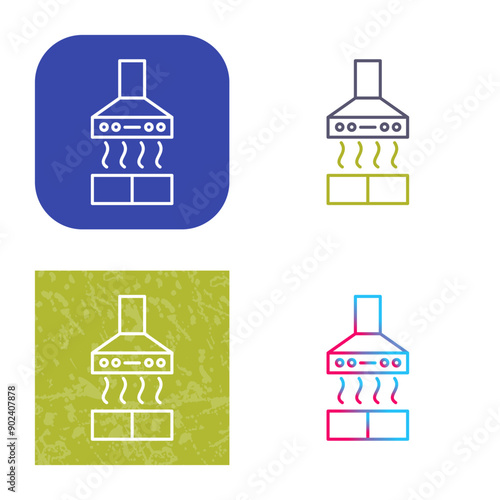 Extractor Hood Icon Design