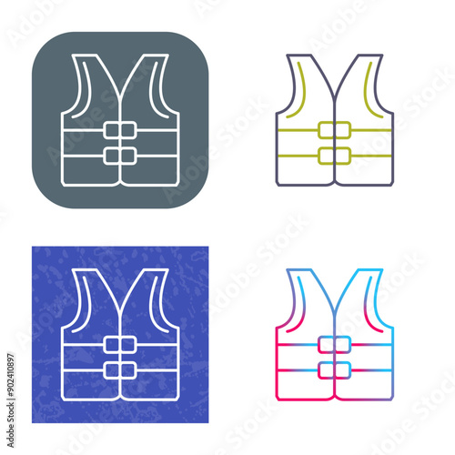 Life jacket Icon Design