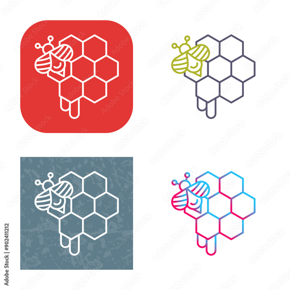 Obraz premium Honeycomb Icon Design