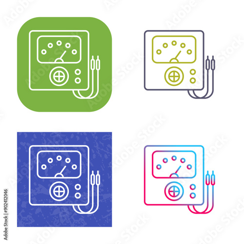 Voltmeter Icon Design