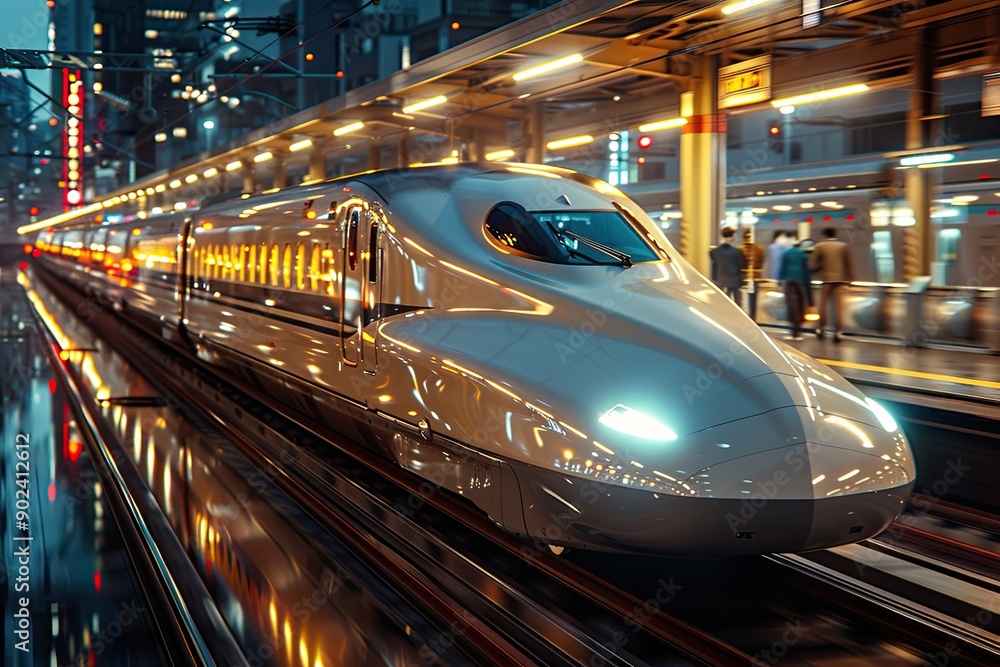 High-speed bullet train powered by AI High-speed bullet train powered by AI