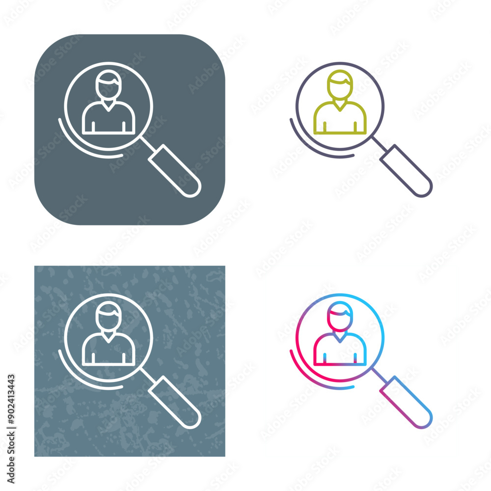 Magnifier Icon Design Magnifier Icon Design