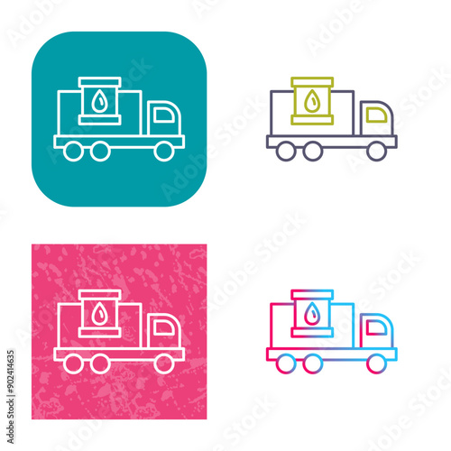 Fuel Truck Icon Design