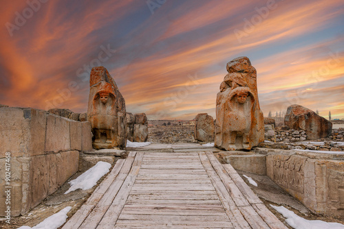 Alacahoyuk archelogial site in Turkey photo