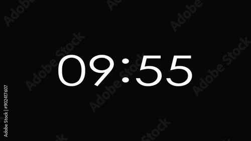 10 minutes countdown timer clock