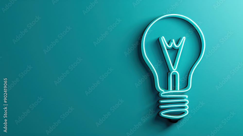 A glowing bulb symbolizes bright ideas, representing innovation and creativity in a vibrant digital illustration. A glowing bulb symbolizes bright ideas, representing innovation and creativity in a vibrant digital illustration.