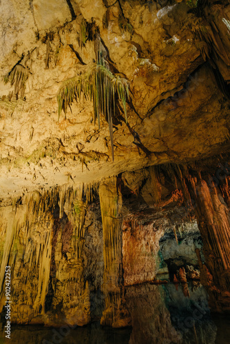  grotto Grotta di Nettuno, Capo Caccia, Alghero, Sardinia, Italy. photo