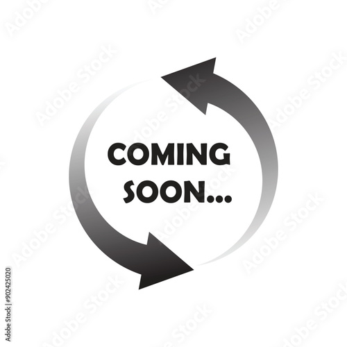 Coming soon loading. No image, coming soon page icon with background.