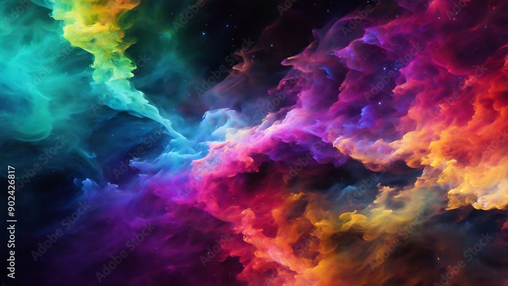 abstract nebula colorful background abstract nebula colorful background