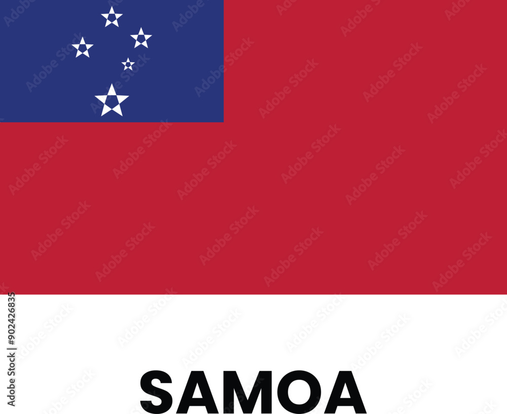 samoa flag vector file samoa flag vector file