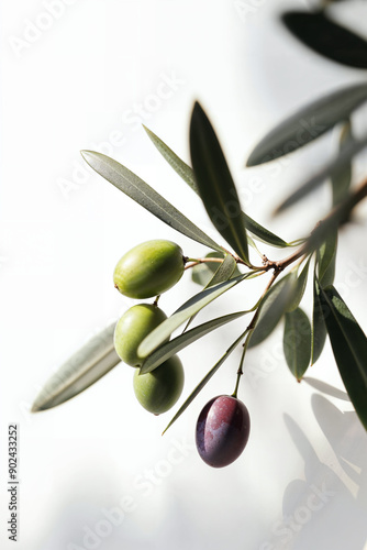 olive tree,olive,fruit,mediterranean,plant,branch,ripe,ingrOlive branch with ripe olives on white background closeup

 photo