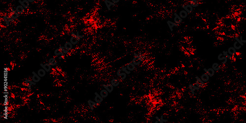 Abstract red marble on black background. Dark grunge textured red concrete wall background. gray and red granite tiles floor on red background. gloomy black and red colors background for design.