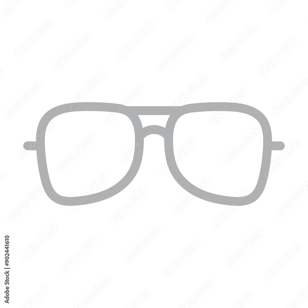 Sunglasses Vector Line Grey Icon Design Sunglasses Vector Line Grey Icon Design