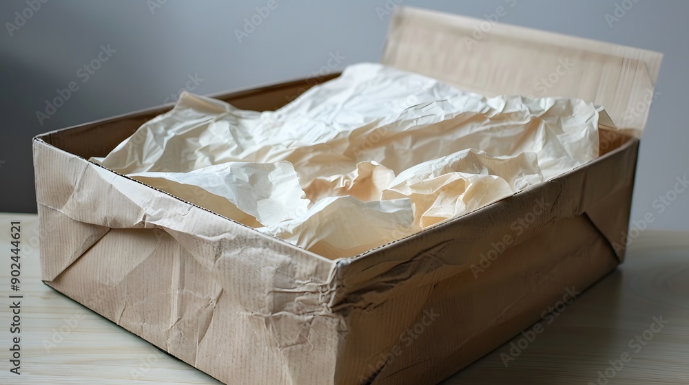 Open Gift Box: An open gift box with tissue paper, hinting at an invisible present inside.
Open Gift Box: An open gift box with tissue paper, hinting at an invisible present inside.