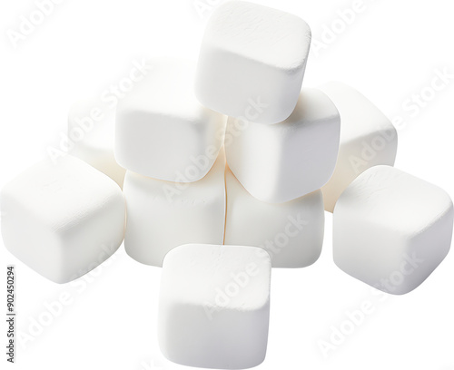 White marshmallows