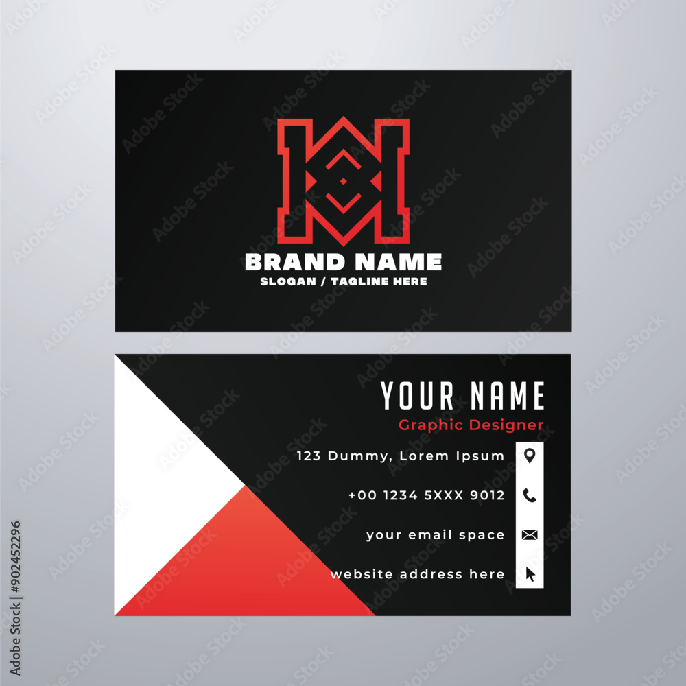 Simple business card design template
Simple business card design template