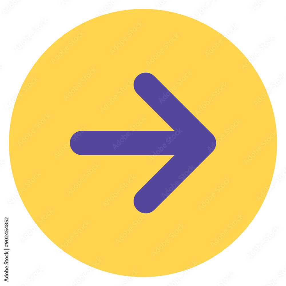 Vector Icon Right, Next, Direction, Skip, Right Arrow, Sign Vector Icon Right, Next, Direction, Skip, Right Arrow, Sign