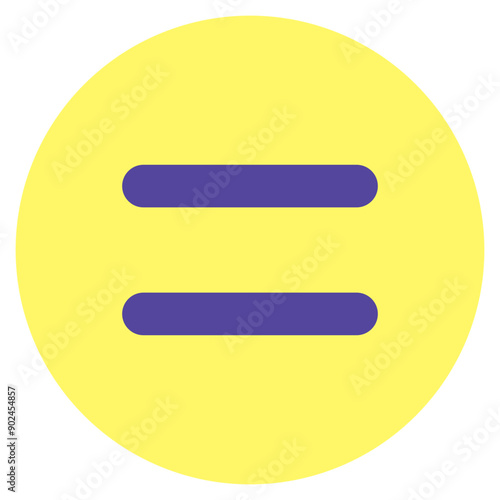 Vector Icon Equal, Math, Same, Scale, Sign, Equal To