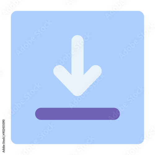 Vector Icon Download, Arrow, Down Arrow, Direction, UI, Low