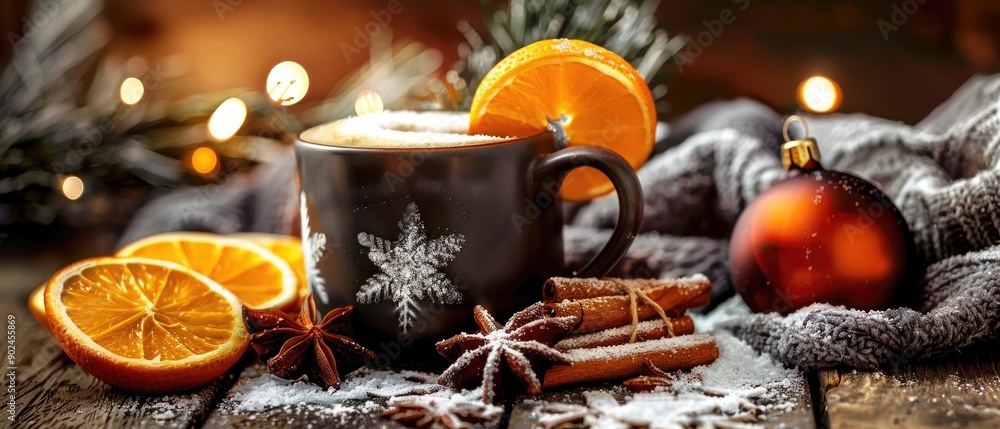 Christmas coffee cup