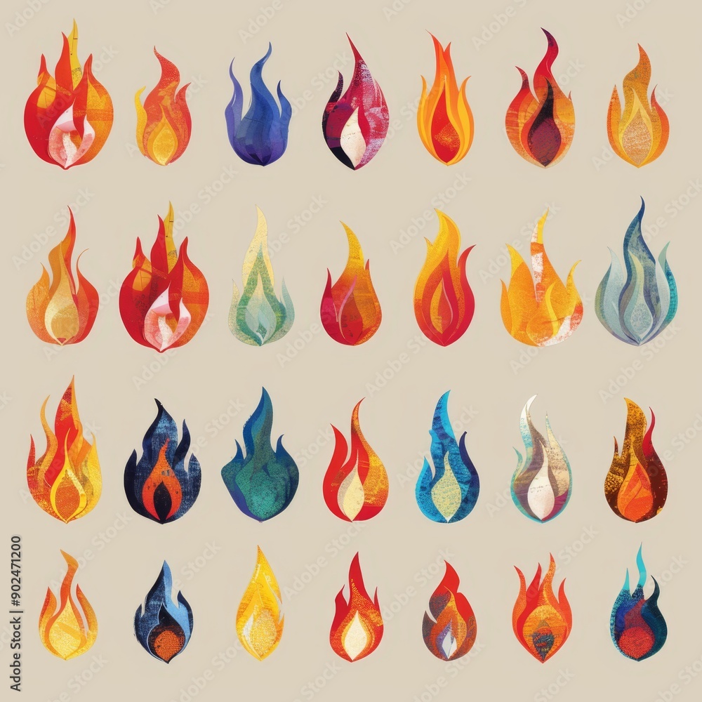 Fire icon, flame bonfire sign, campfire symbol, burn graphic element, fire emblem, grill pictogram Fire icon, flame bonfire sign, campfire symbol, burn graphic element, fire emblem, grill pictogram
