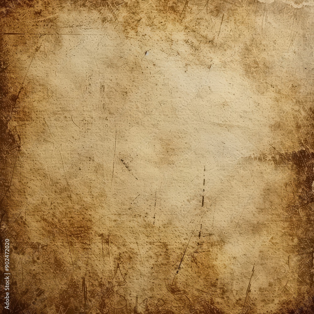 Worn, Textured, Brown Paper Background Worn, Textured, Brown Paper Background