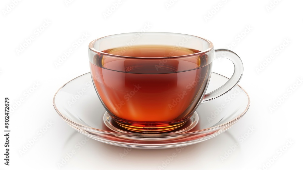 Cup of tea isolated on white background Cup of tea isolated on white background