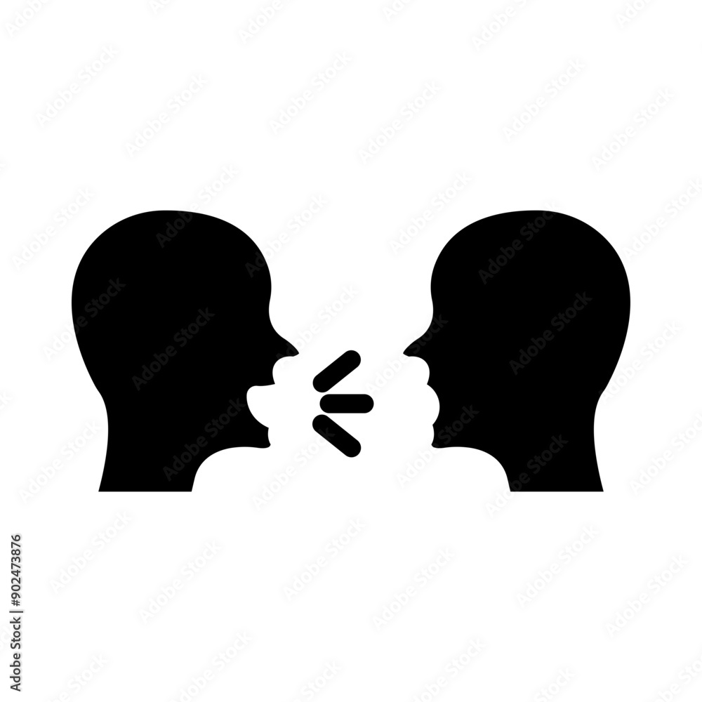 Emotional Graph Vector Glyph Icon Design