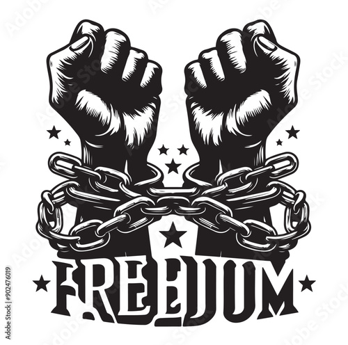 a-pair-of-hands-chained-to-a-chain-freedom-seeking-black-color-silhouette