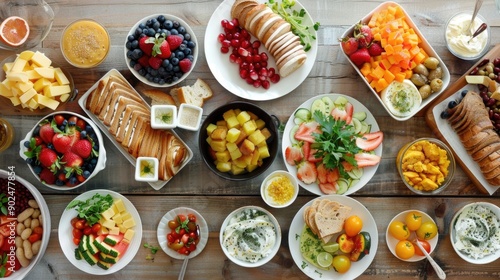 Wallpaper Mural Healthy food selection Torontodigital.ca