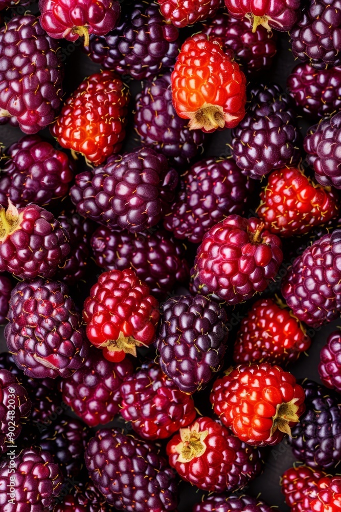 Loganberry texture background, Rubus loganobaccus fruits pattern, many logan berry mockup Loganberry texture background, Rubus loganobaccus fruits pattern, many logan berry mockup