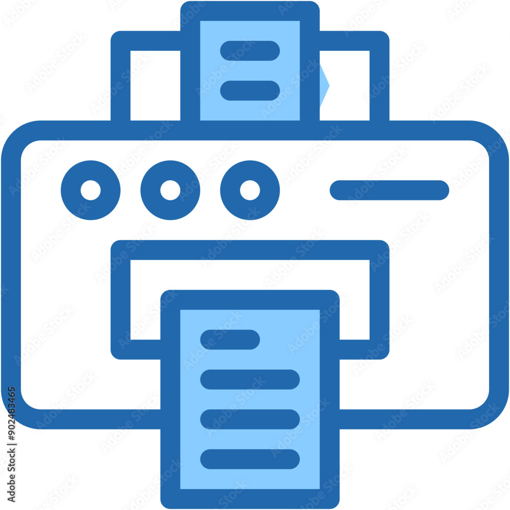 Vector Icon Printer, Files and Folders, Print, Paper, Technology Vector Icon Printer, Files and Folders, Print, Paper, Technology
