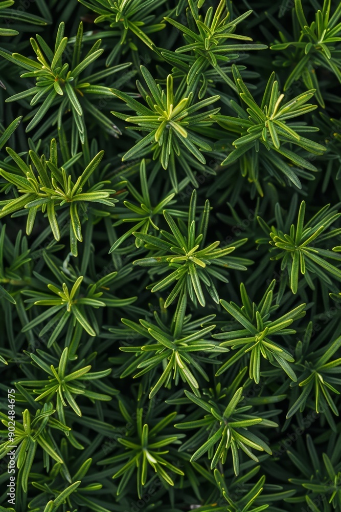 Fresh rosemary twig texture background, green rosemary sprig pattern, seasoning twigs banner Fresh rosemary twig texture background, green rosemary sprig pattern, seasoning twigs banner
