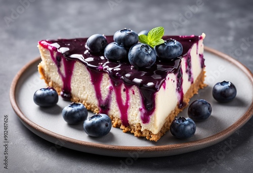 Decadent Blueberry Cheesecake